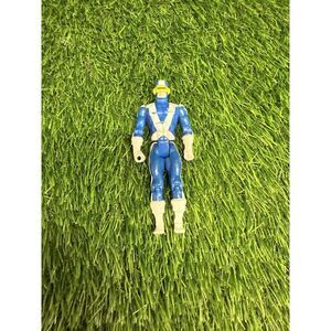 Vintage Marvel Comics Cyclops Action Figure Toy Biz 1990 X-Men Blue White